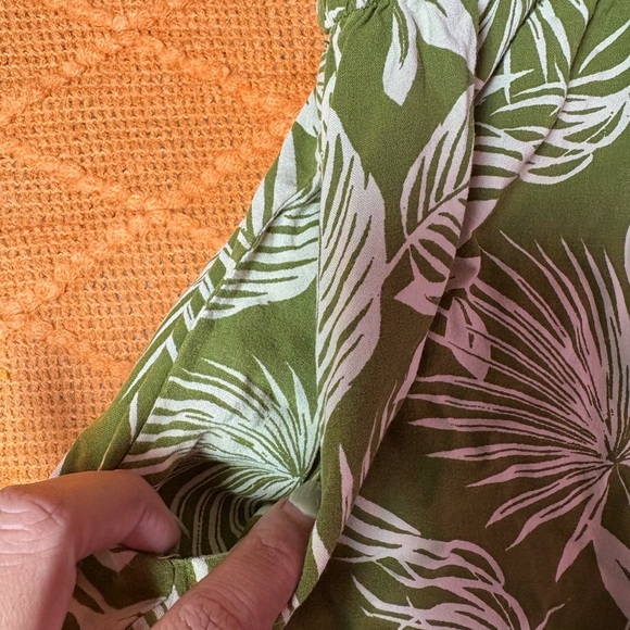 Patrons of Peace Green and White Tropical Jumpsuit - Picture 8 of 8